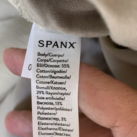 Spanx Womens 2X Sandstone Jogger Pants Zip Ankles Quiet Luxury Sporty Chic - Picture 6 of 10